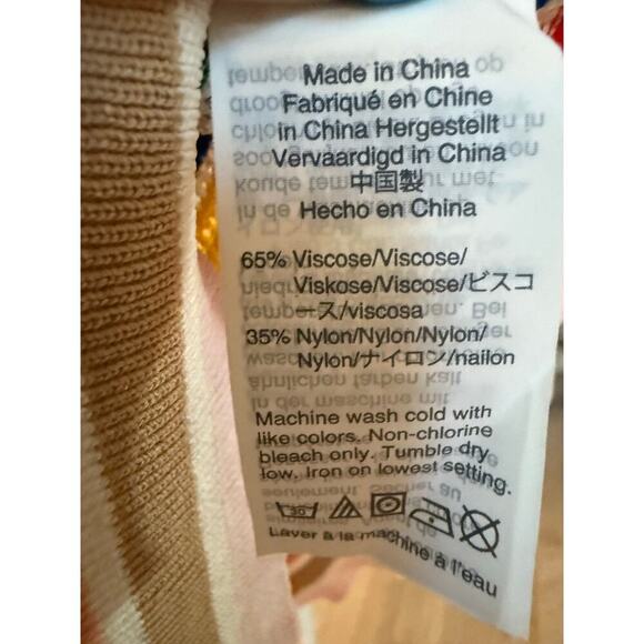 J. Crew rainbow stripe ruffle strap knit tank Size M - Picture 7 of 11